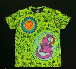 Psychedelic Dinosaur Graphic Tee