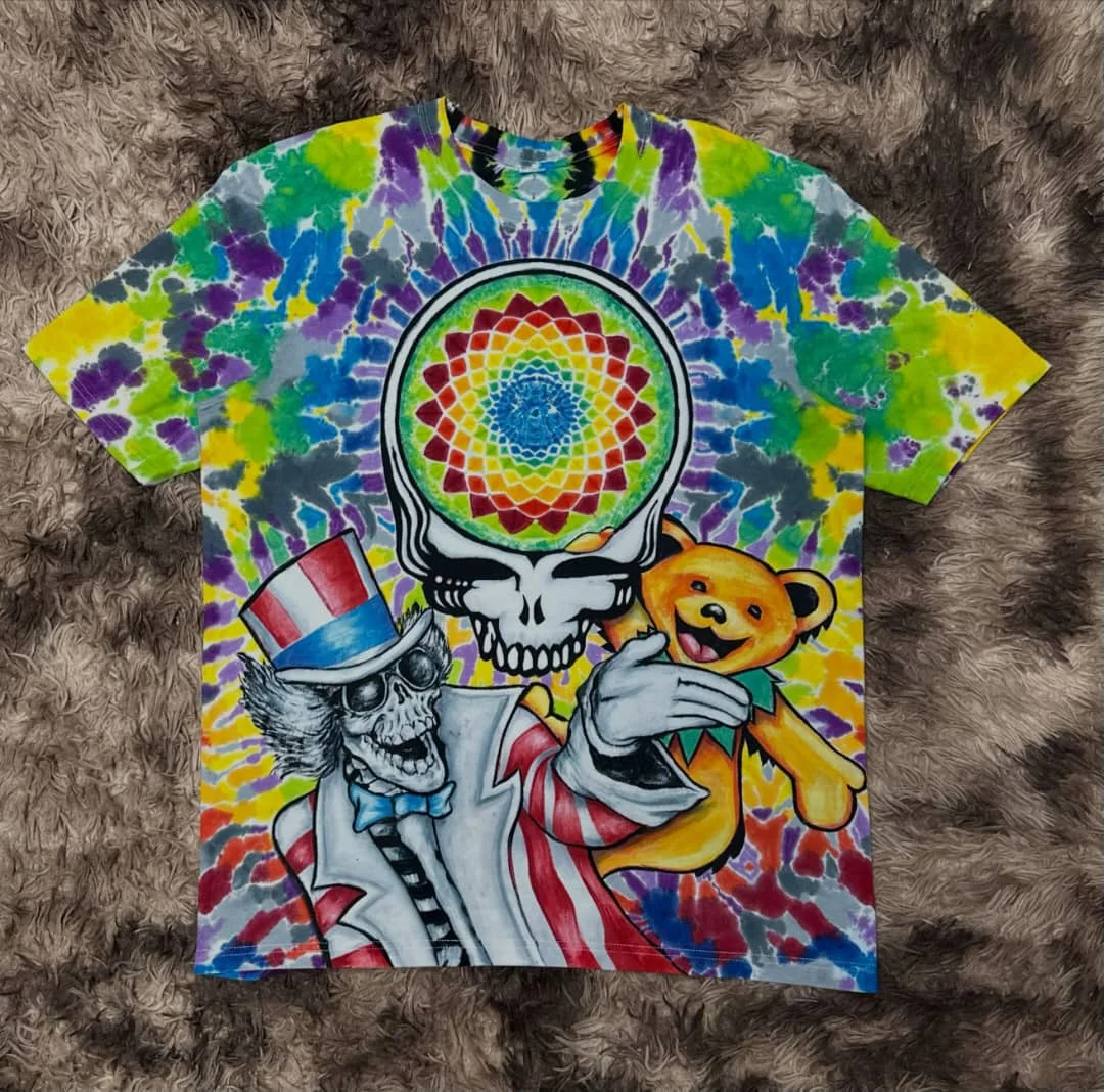 Psychedelic Glow Tie-Dye T-Shirt