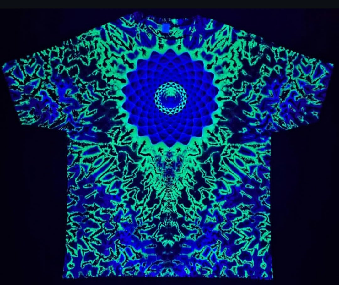 Psychedelic Glow Tie-Dye T-Shirt